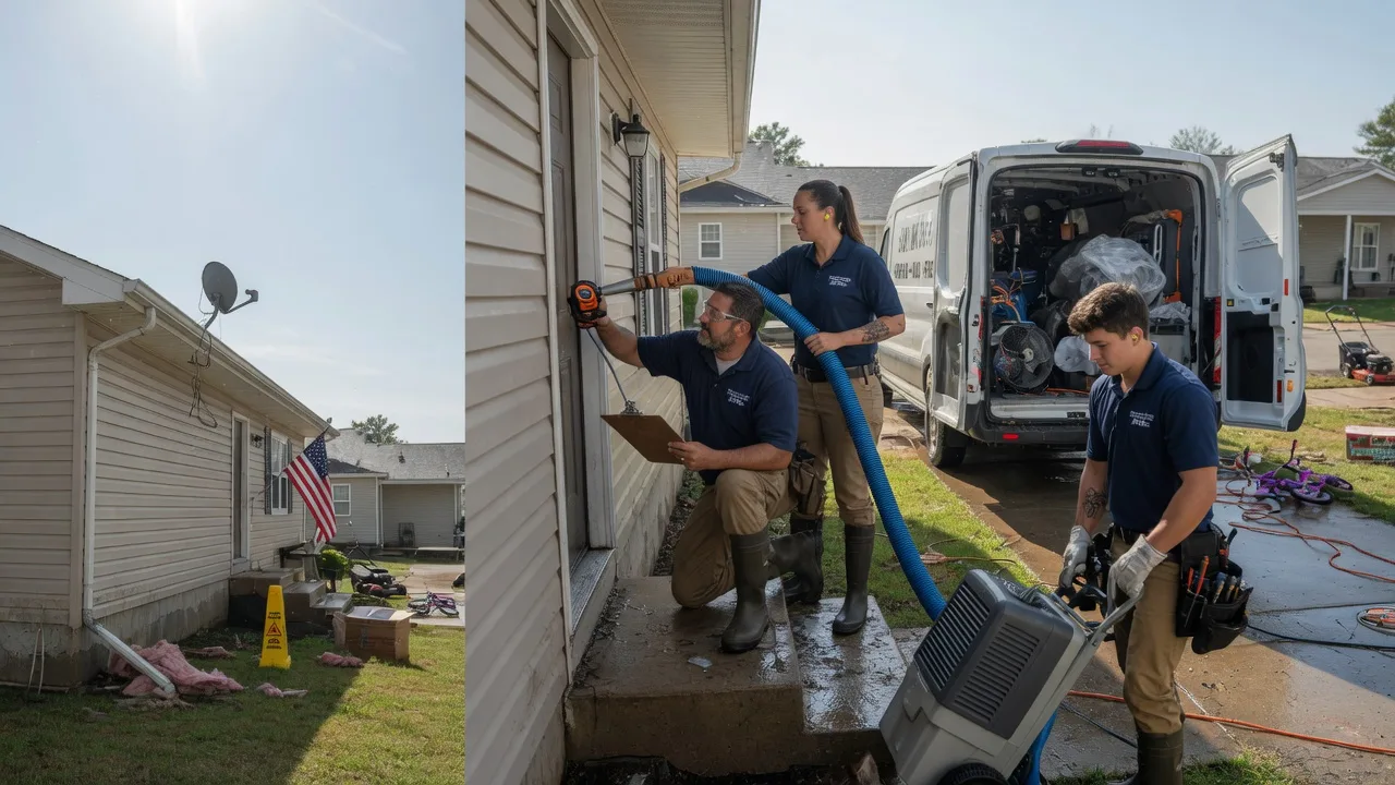 Ceiling Water Damage Restoration in Villa Maria, PA near me